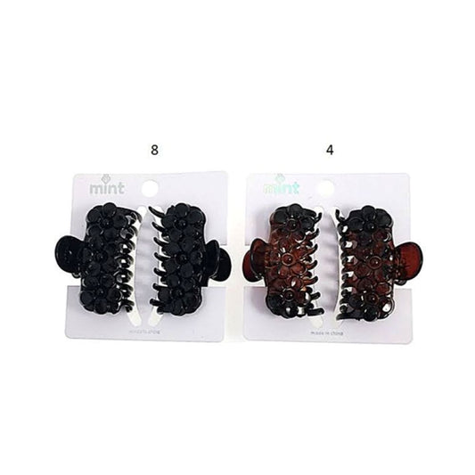 Flower Claw Clip 2 Piece Set