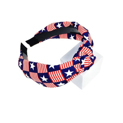 USA American Flag Print Headband