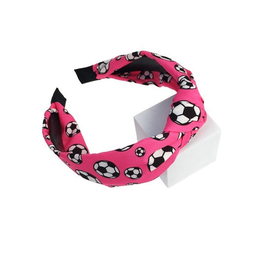 Soccer Ball Print Headband