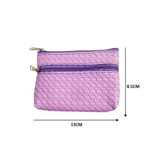 Simple Basketweave Coin Pouch