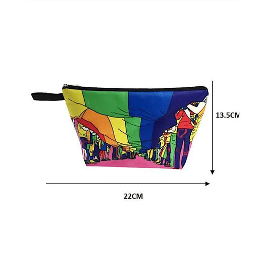LGBTQ Rainbow Pride Month Cosmetic Pouch