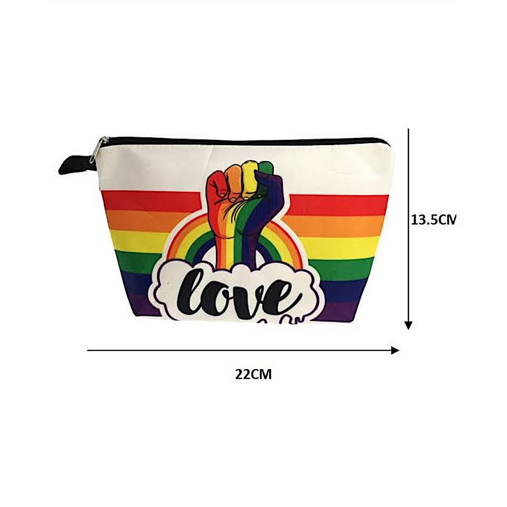 LGBTQ Rainbow Pride Month Cosmetic Pouch