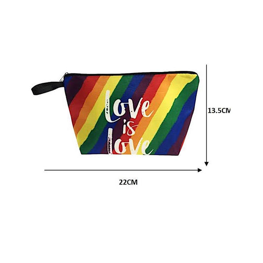 LGBTQ Rainbow Pride Month Cosmetic Pouch