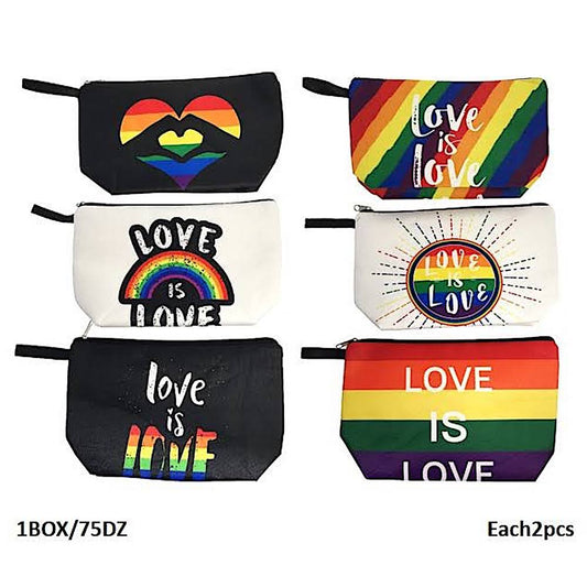 LGBTQ Rainbow Pride Month Cosmetic Pouch
