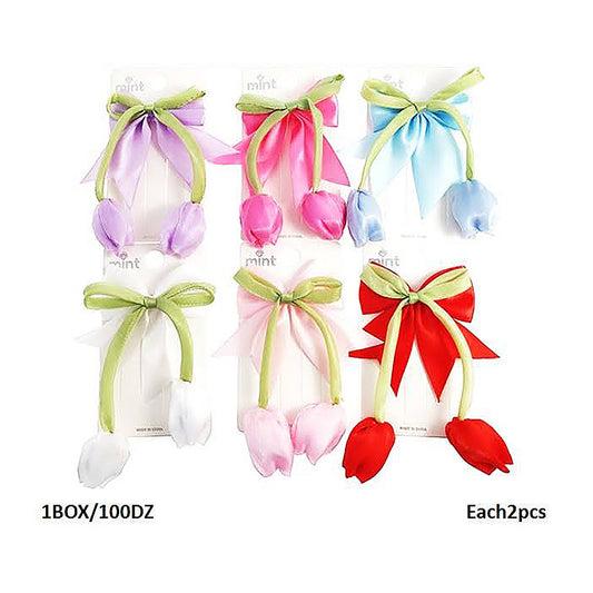 Tulip Bow Hair Clip