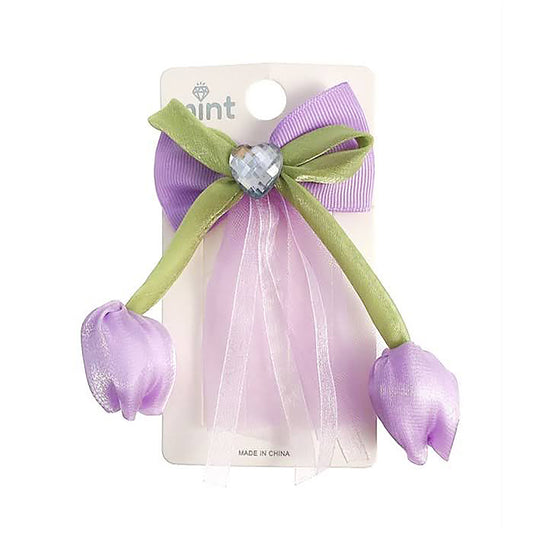 Tulip Bow Hair Clip