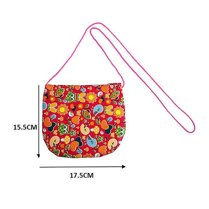 Colorful Owls & Birds Pattern Coin Pouch