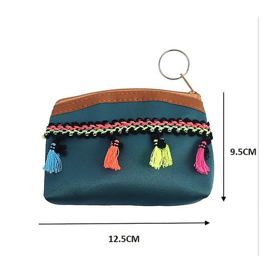 Bohemian Tassel Coin Pouch