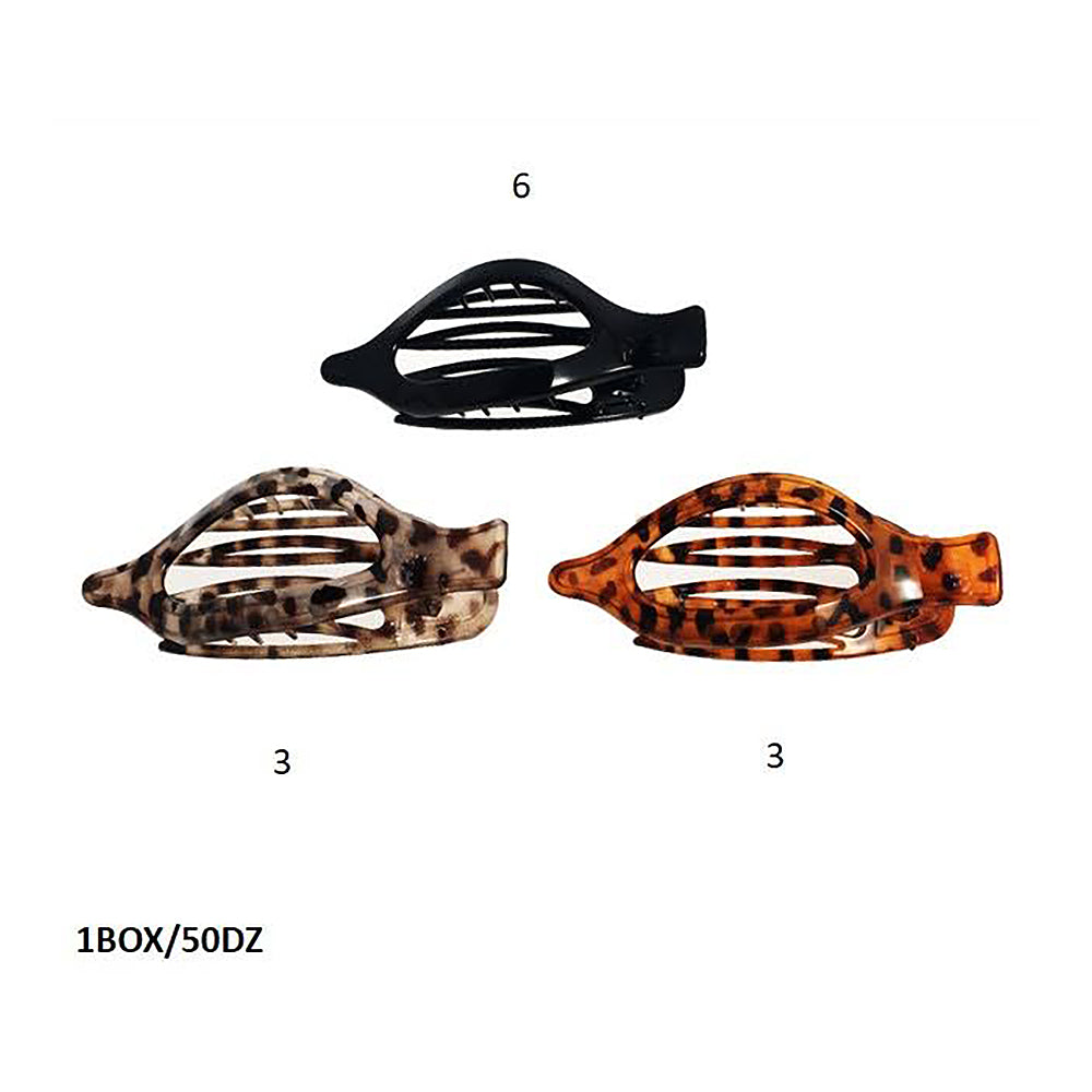 Oval Flat Lay Claw Clip