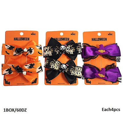 Halloween Hair Bow Clip