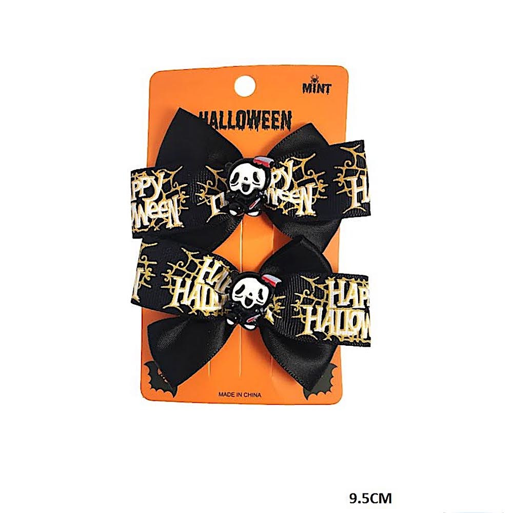 Halloween Hair Bow Clip