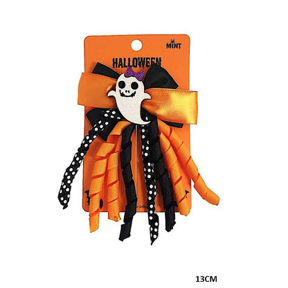 Halloween Curly Hair Bow Clip