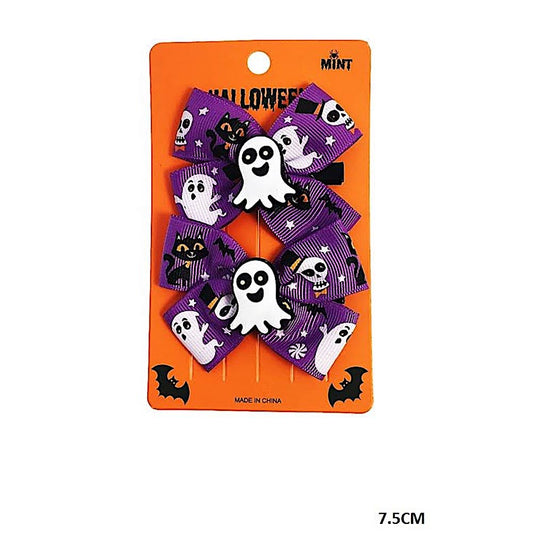 Halloween Pattern Hair Bow Clip