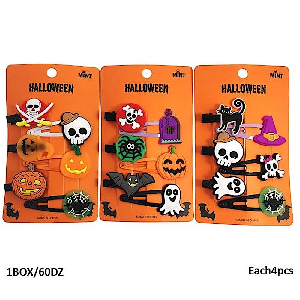 Assorted Halloween Character Hair Clips