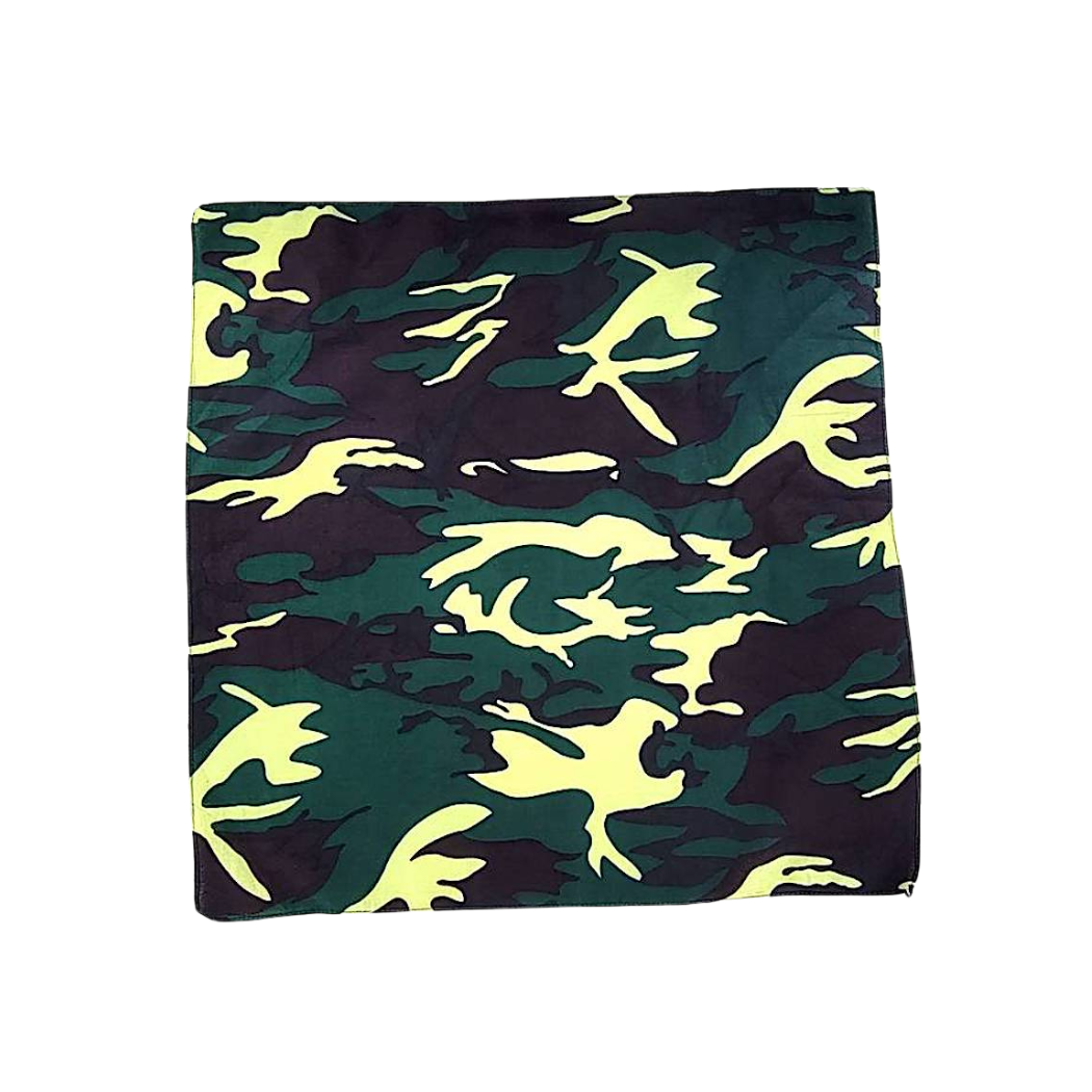 GYH3678CAMO - 100% Cotton Camouflage Bandana