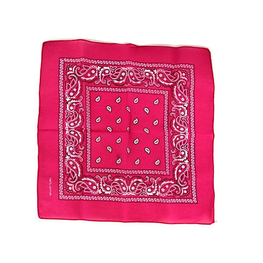 GYH3678FU - 100% Cotton Fuschia Bandana