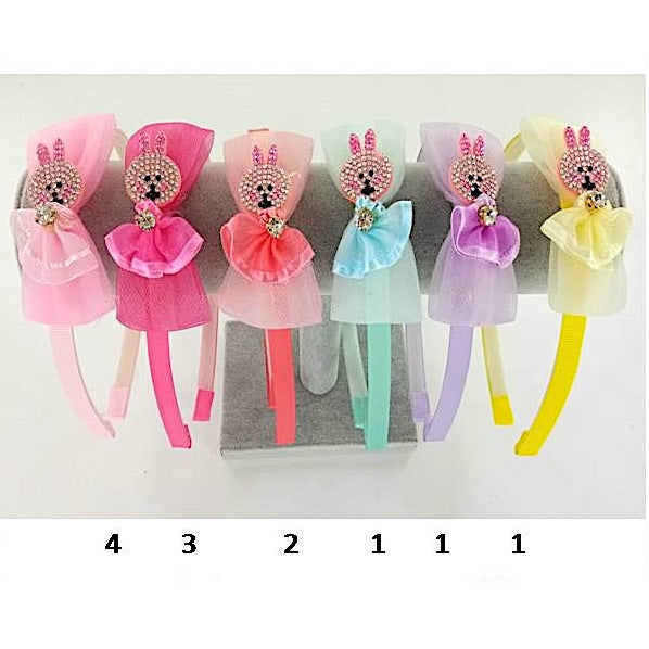 GYH6404 - Bunny & Bow Headband