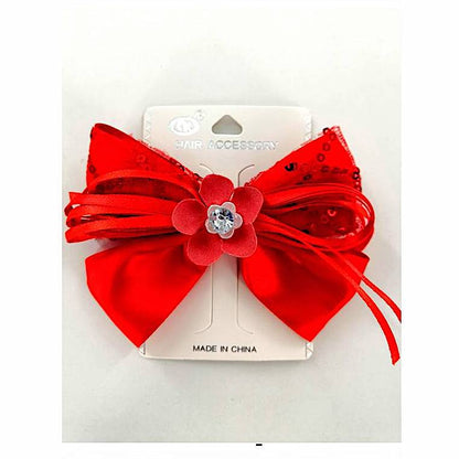 GYH6542 - Tommy Sequin Hair Bow Clip