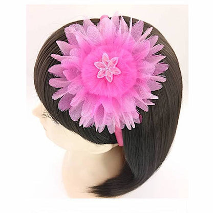 GYH6583 - Pom Pom Flower Headband