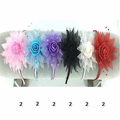 GYH6587 - Rose Flower Headband