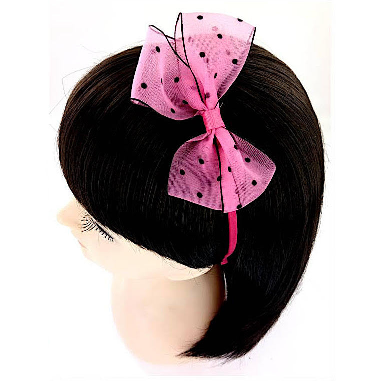 GYH6616 - Dotted Bow Headband