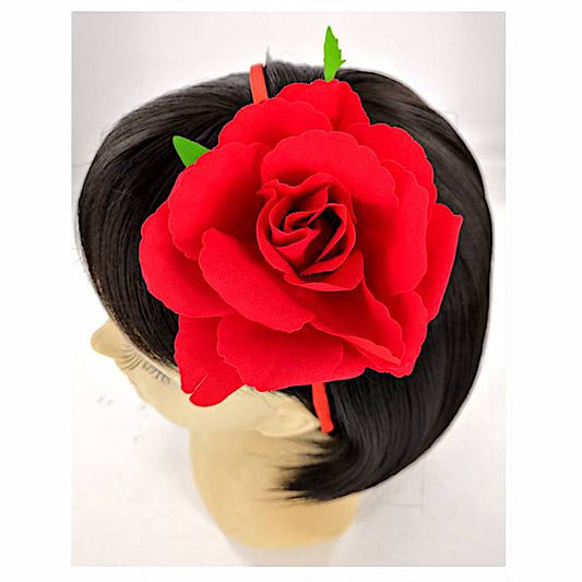 GYH7083 - Red Rose Hairband