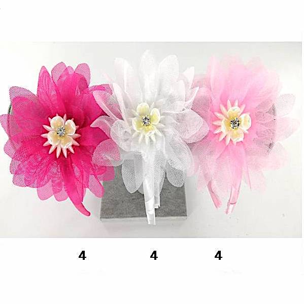 GYH7117 - Chiffon Flower Headband