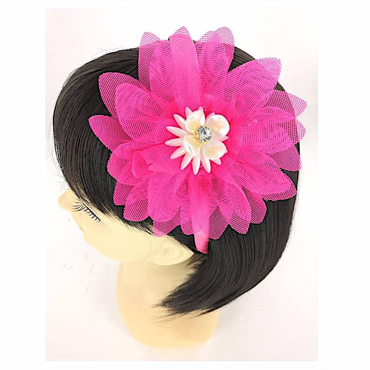 GYH7117 - Chiffon Flower Headband