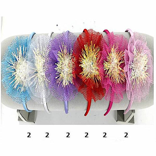 GYH7137 - Holographic Flower Headband