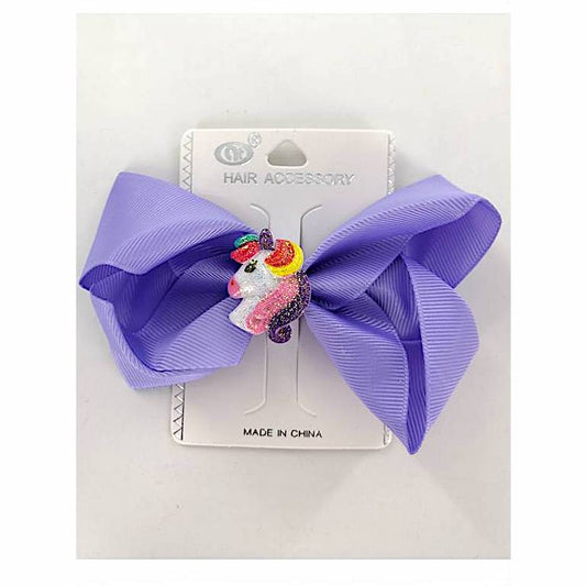 GYH7457 - Unicorn Hair Bow Clip