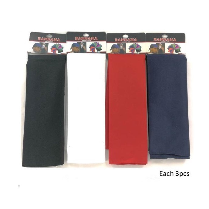 GYH8478 - Assorted Solid Tommy Bandana