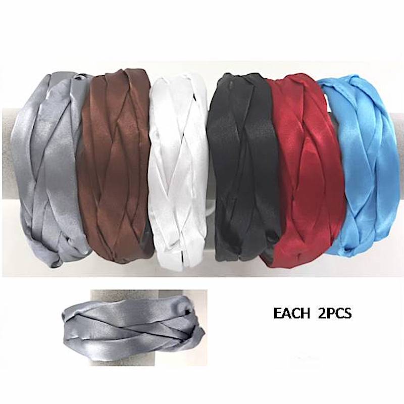 GYH8630 - Braided Satin Headband