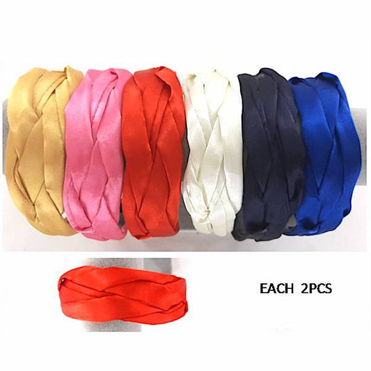 GYH8632 - Braided Satin Headband