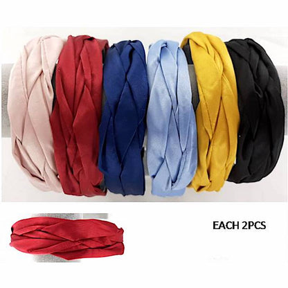 GYH8635 - Braided Satin Headband