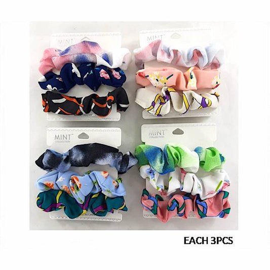 GYH8720 - Assorted Pattern Scrunchie