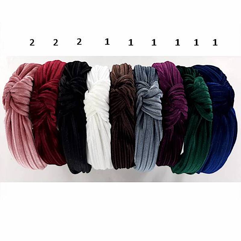 GYH8743 - Ribbed Velvet Headband