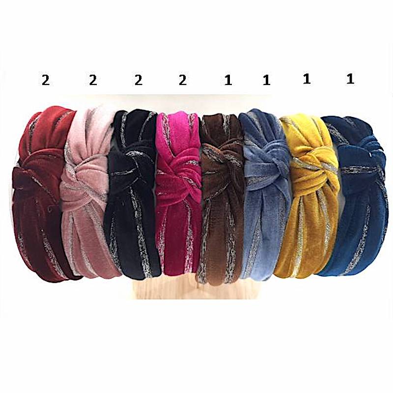 GYH8943 - Velvet Striped Headband