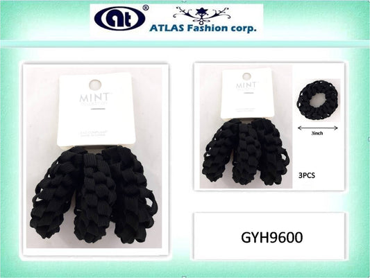 GYH9600 - Braided Hair Tie 3 Pce Set