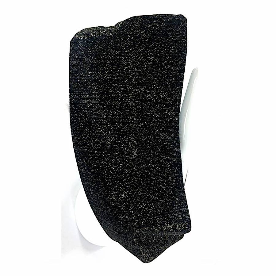 GYH9651-1 - Glittery Black Headband