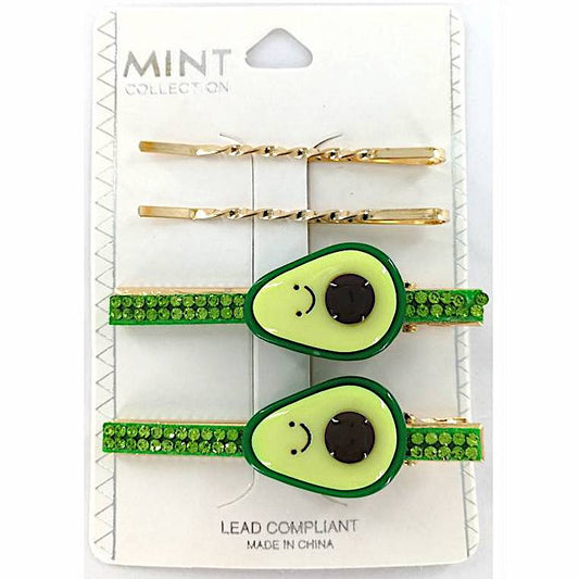 GYH9740 - Avocado Hair Clip Set