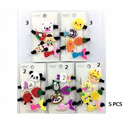 GYH9747 - Animal & Fruit Hair Clip Set