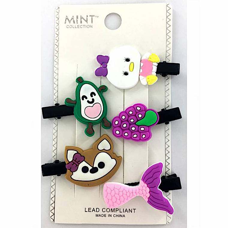 GYH9747 - Animal & Fruit Hair Clip Set