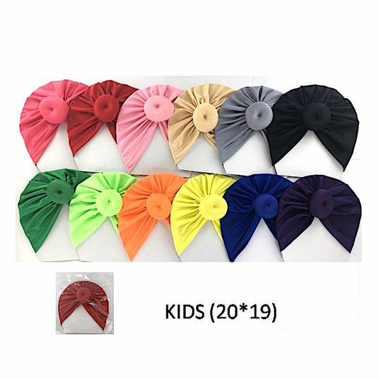 12 PCS Assorted Knot Kids Turban