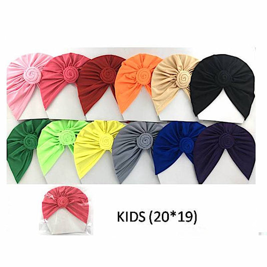 12 PCS Assorted Knot Kids Turban