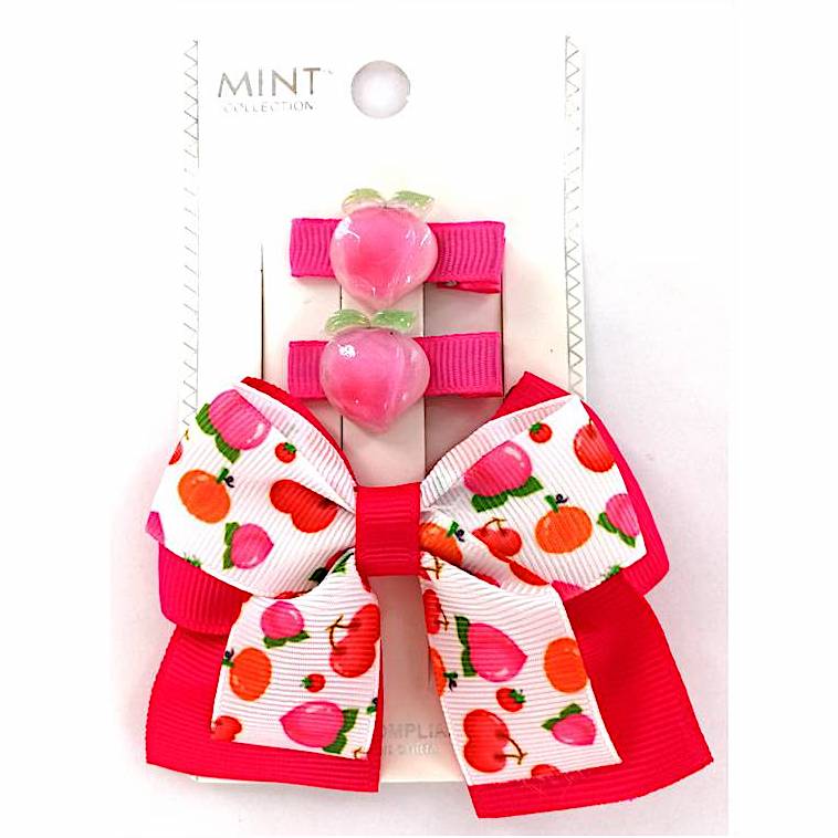 GYH9903 - Fruit Hair Bow Clip Set