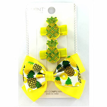 GYH9905 - Fruit Hair Bow Clip Set