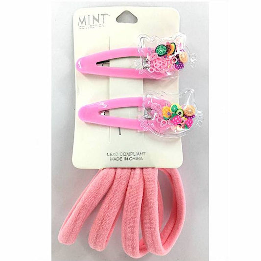 GYH9909 - Cat Clip & Hair Tie Set