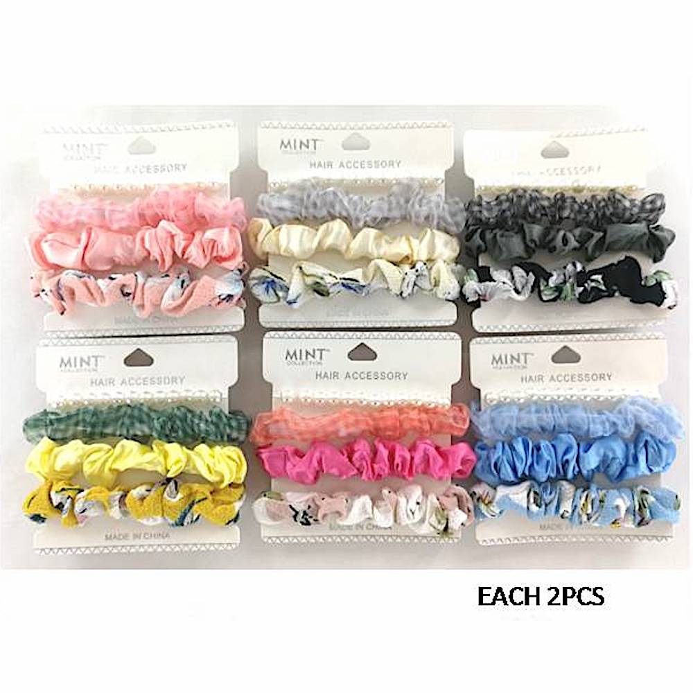 GYH9918 - Assorted Pattern Scrunchie