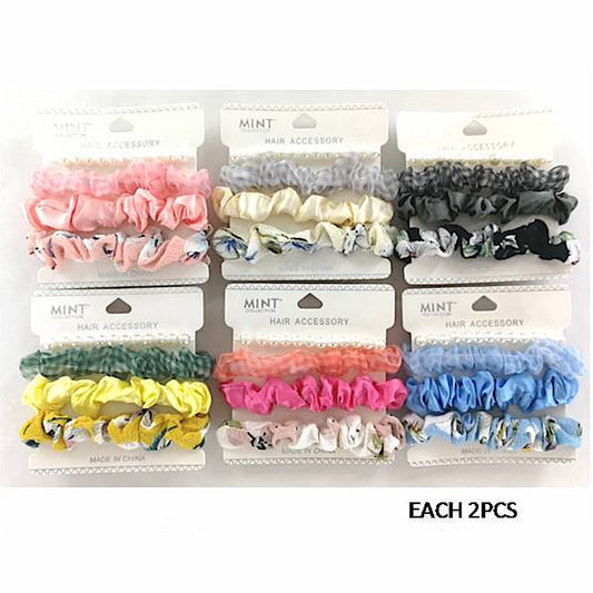 GYH9918 - Assorted Pattern Scrunchie