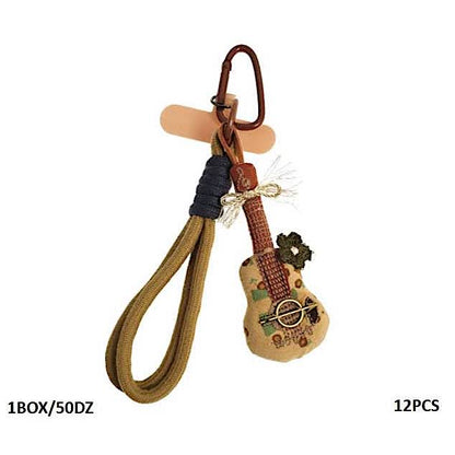 Guitar Carabiner Rope Keychain